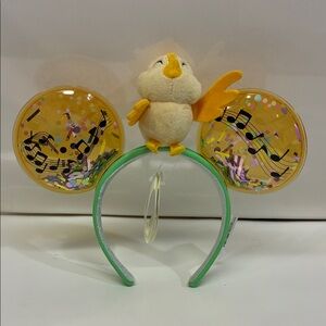 Kids Musical Headband with Plush Bird - Yellow and Green
